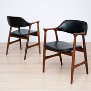 1960s Mid-Century Dining Set, 6 Carlton Armchairs by Låte Møbelfabrikk & Ex