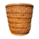 Cache pot en osier vintage