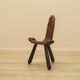 Pine chair, brutalist design, 1950s, made in Spain