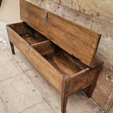 Old bench - Burmese teak chest