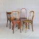 lot de 4 chaises bistrot Thonet Baumann -1910-1950-