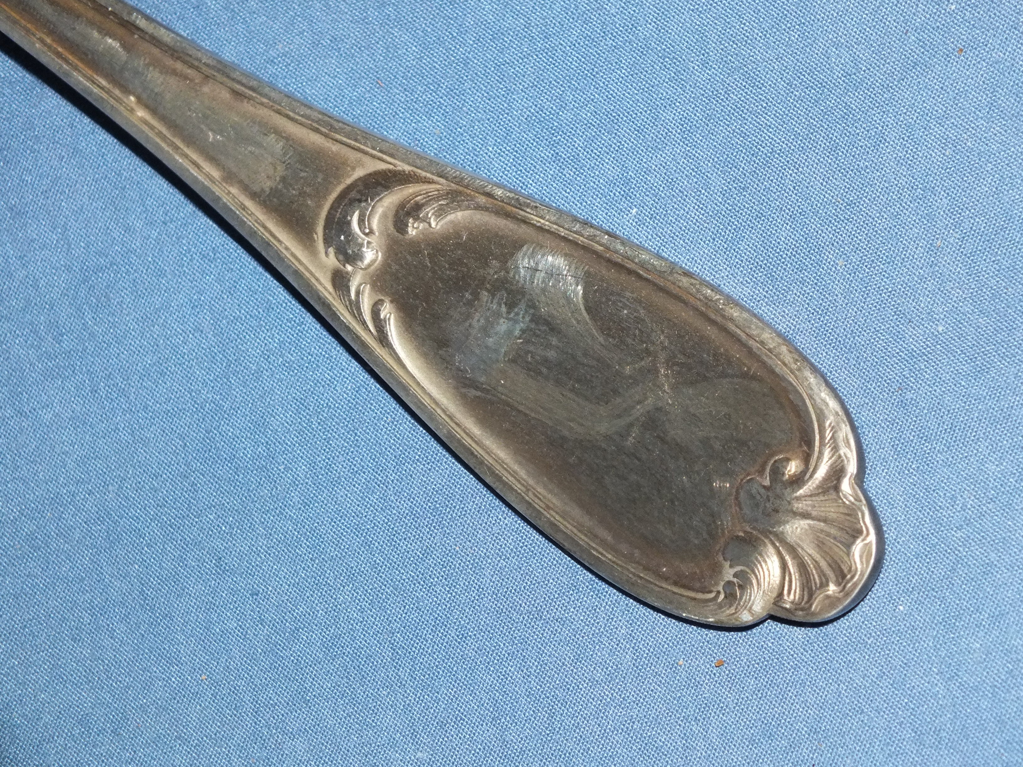 Ercuis Pompadour Silver metal ladle