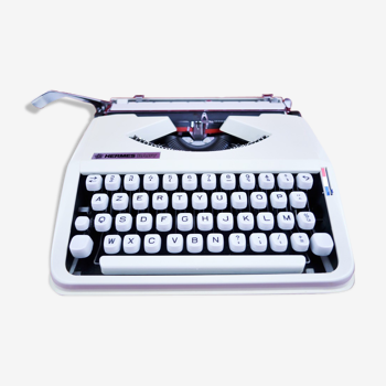 Machine à écrire Hermes Baby Beige vintage Révisée ruban neuf