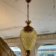 Amber pineapple chandelier from the 70s
