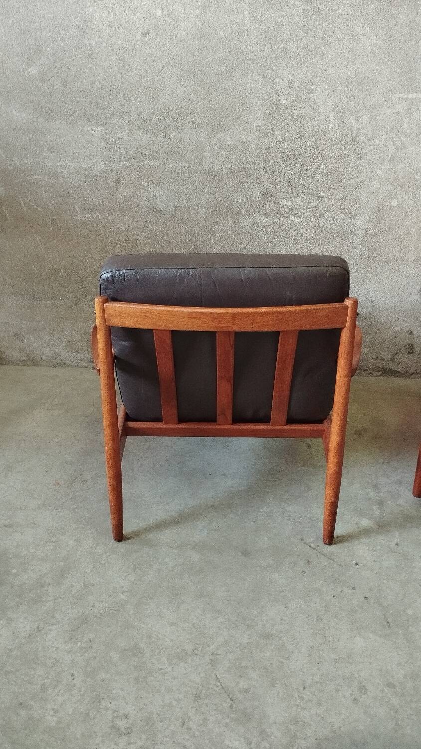 Pair of Danish armchairs by Arne Vodder