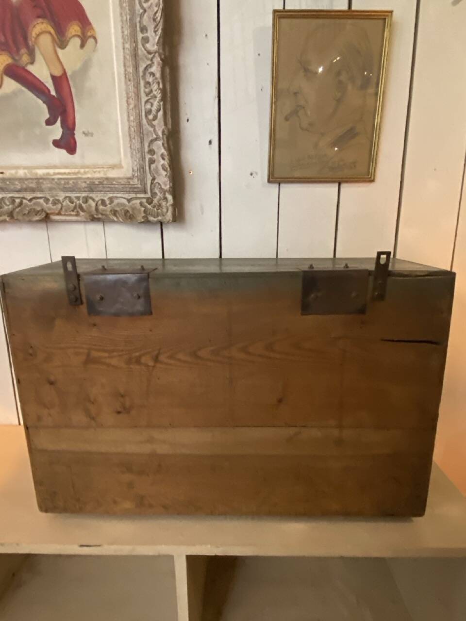 Antique wooden wall shelf – wall cabinet