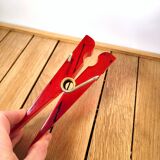 Vintage mail clip red paperweight