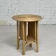 Rattan side table