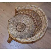 Fauteuil enfant en osier années 60