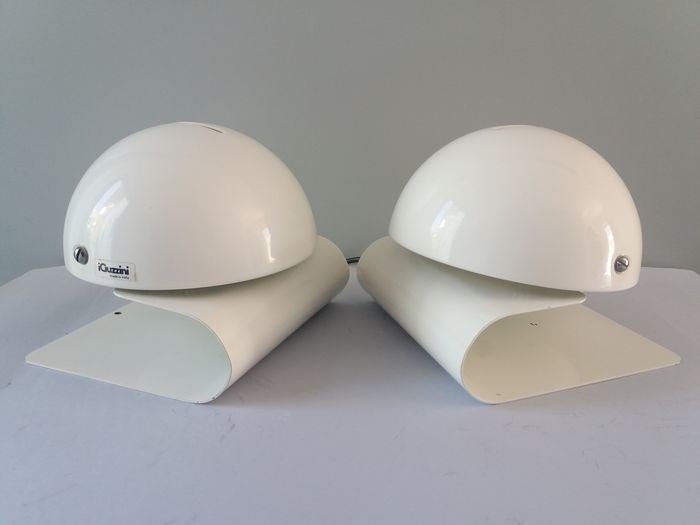 Pair of Guzzini lamps "Bugia" Giuseppe Cormio