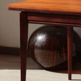 Vintage teak and afromosia dining table – extendable Scandinavian design