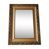 Beautiful French vintage mirror in gilded wood from the 60s