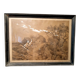 Grande peinture de paysage, techniques mixtes, 19e siècle