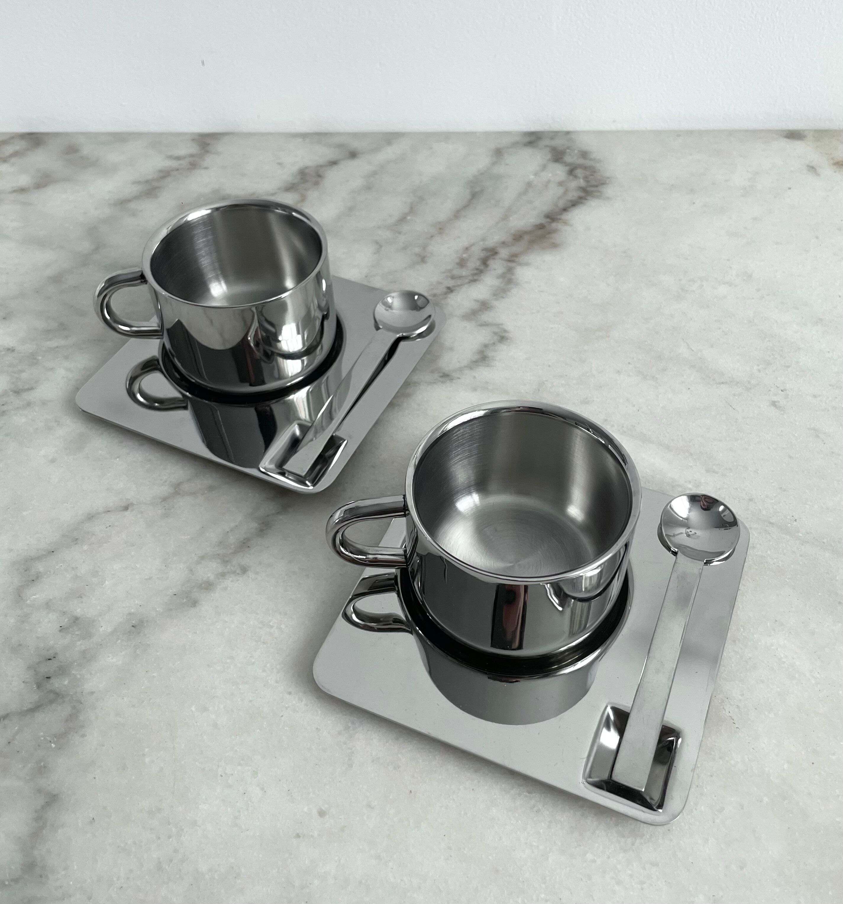 Stainless steel coffee cup