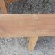 Paires de bancs en merisier bois brut