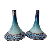 Duo de pieds de lampes Lunéville Keller et Guérin