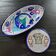 Set of serving dish and coaster
