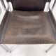 Pair of 1970s Vintage Hans Eichenberger Leather & Chrome Lounge Chairs, Labeled