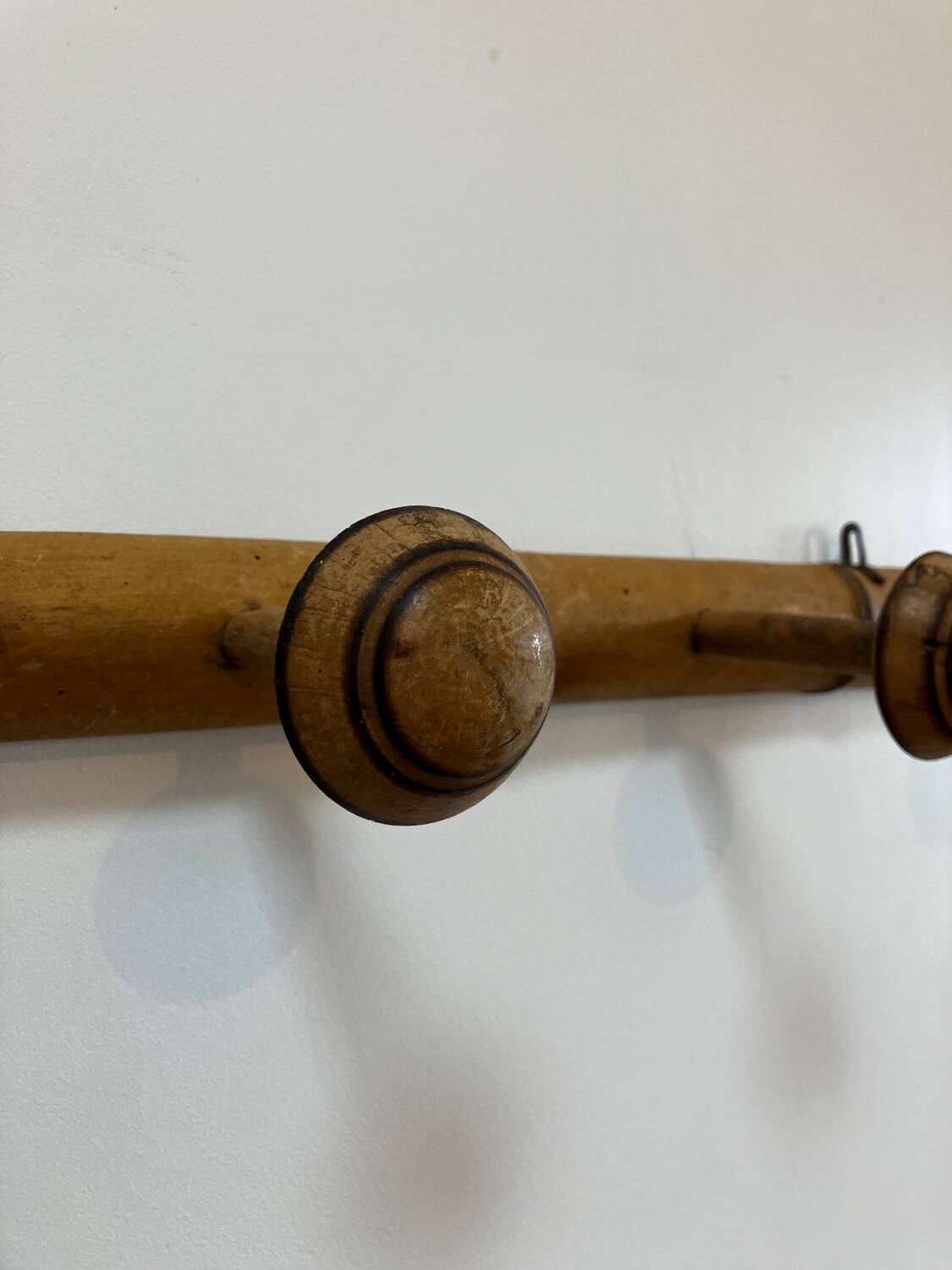Large wooden coat rack