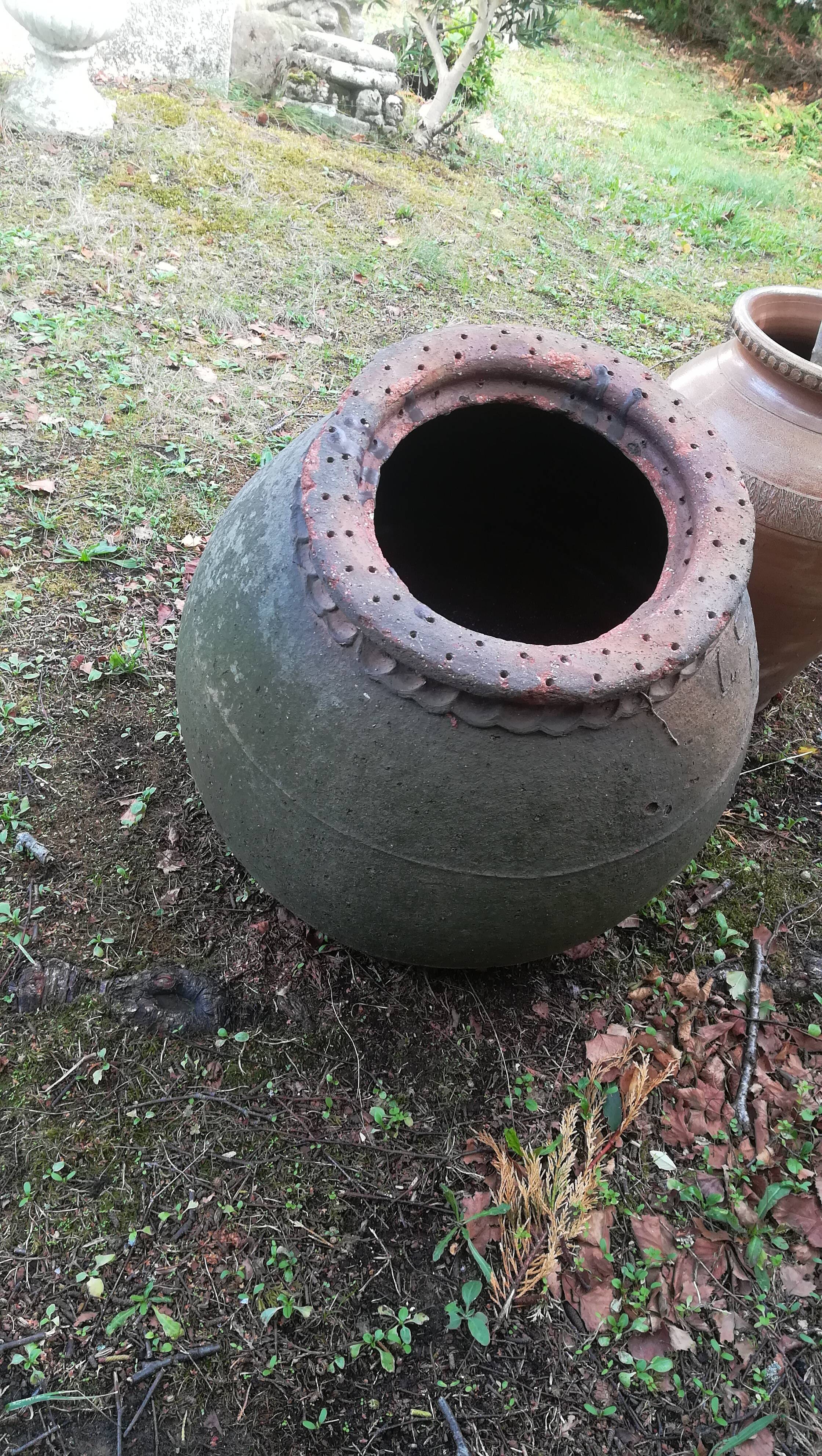 Terracotta vase 19th