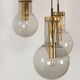 Rare Trio de lampes suspendues "Maxi Globe Lighting" par RAAK Amsterdam, années 1960