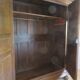 Louis XIII wardrobe in solid walnut