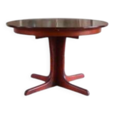 Baumann style extendable round dining table