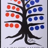 Lithographic poster of Calder "Maeght Publisher", 1971