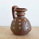 Brown ceramic vase with handle, 1970s, Austria
