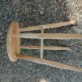 Tabouret 4 pieds ancien en bois