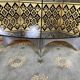 Coffee table 1970 in stainless steel and glass