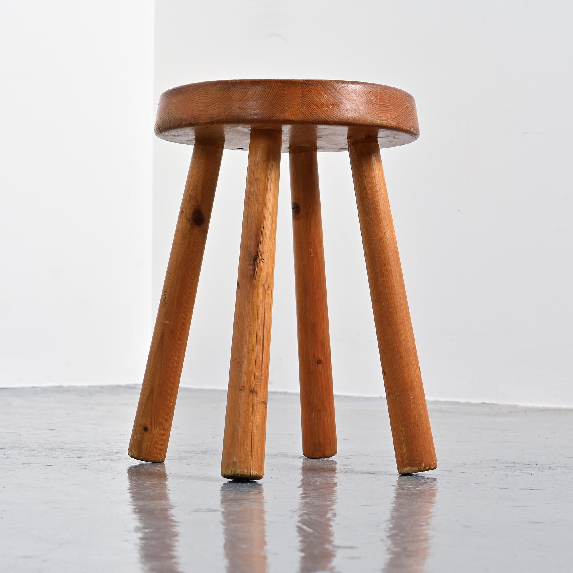 Club Stool by Charlotte Perriand, 1970s