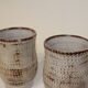 Pair of vintage Accolay ceramic vases signed