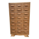Oak craft cabinet, 24 drawers