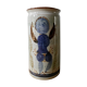 Vase rouleau en céramique de Michel Barbier, Vallauris