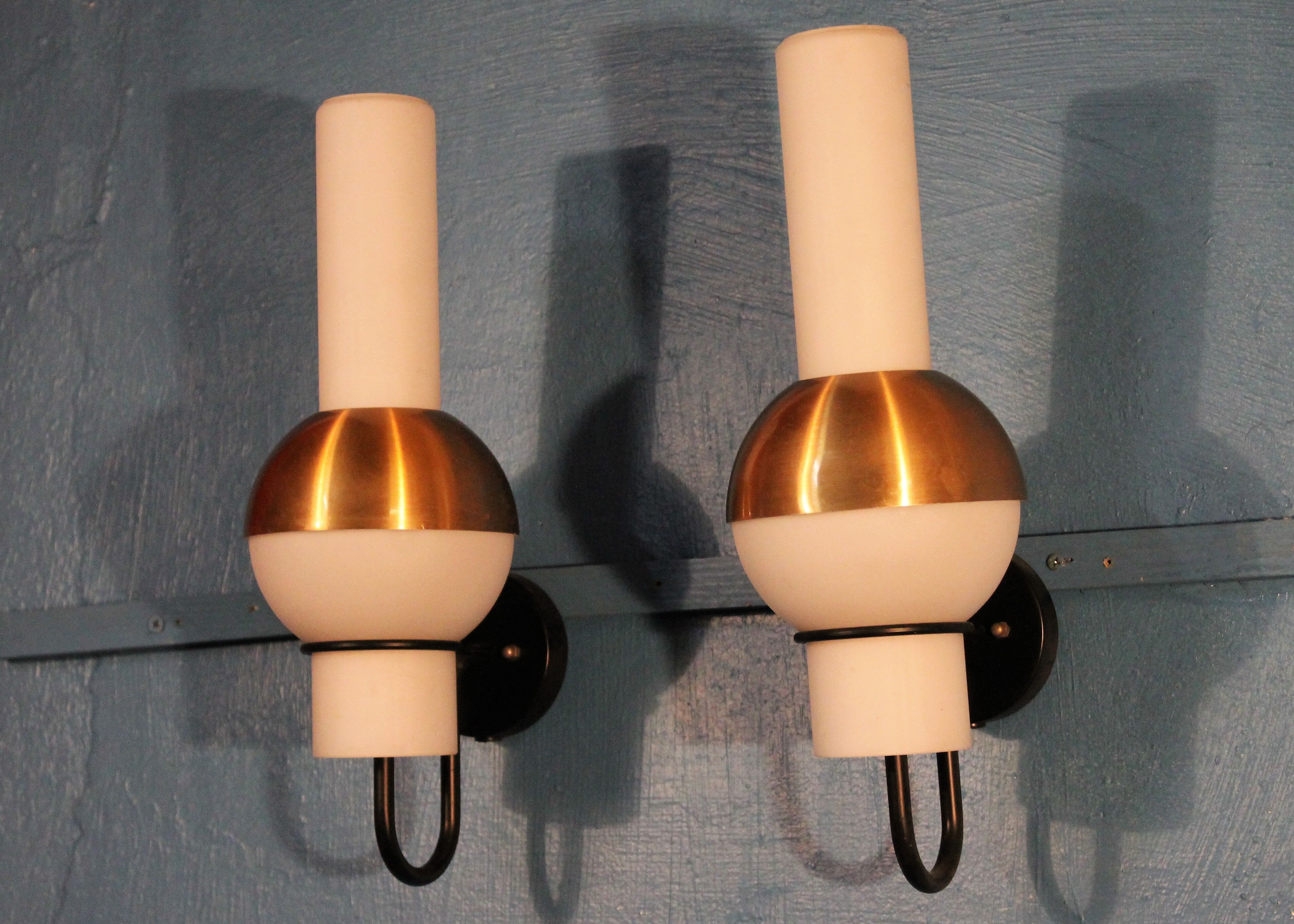 Pair of sconces Lucifer Raak 1970 s