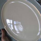 Faience dish from Salins - Orgeval model