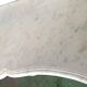Louis XV style fireplace in white Carrara marble 19th century