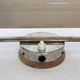 Bauhaus Chrome and milk glass Wall Lamp, 1940s - Czechoslovakia
