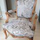 fauteuil cabriolet de style Louis XV