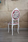 Restored medallion dressing table chair