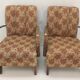 Set of 2 armchairs H 410 Halabala and coffee table for UP Závody, Czechoslovakia