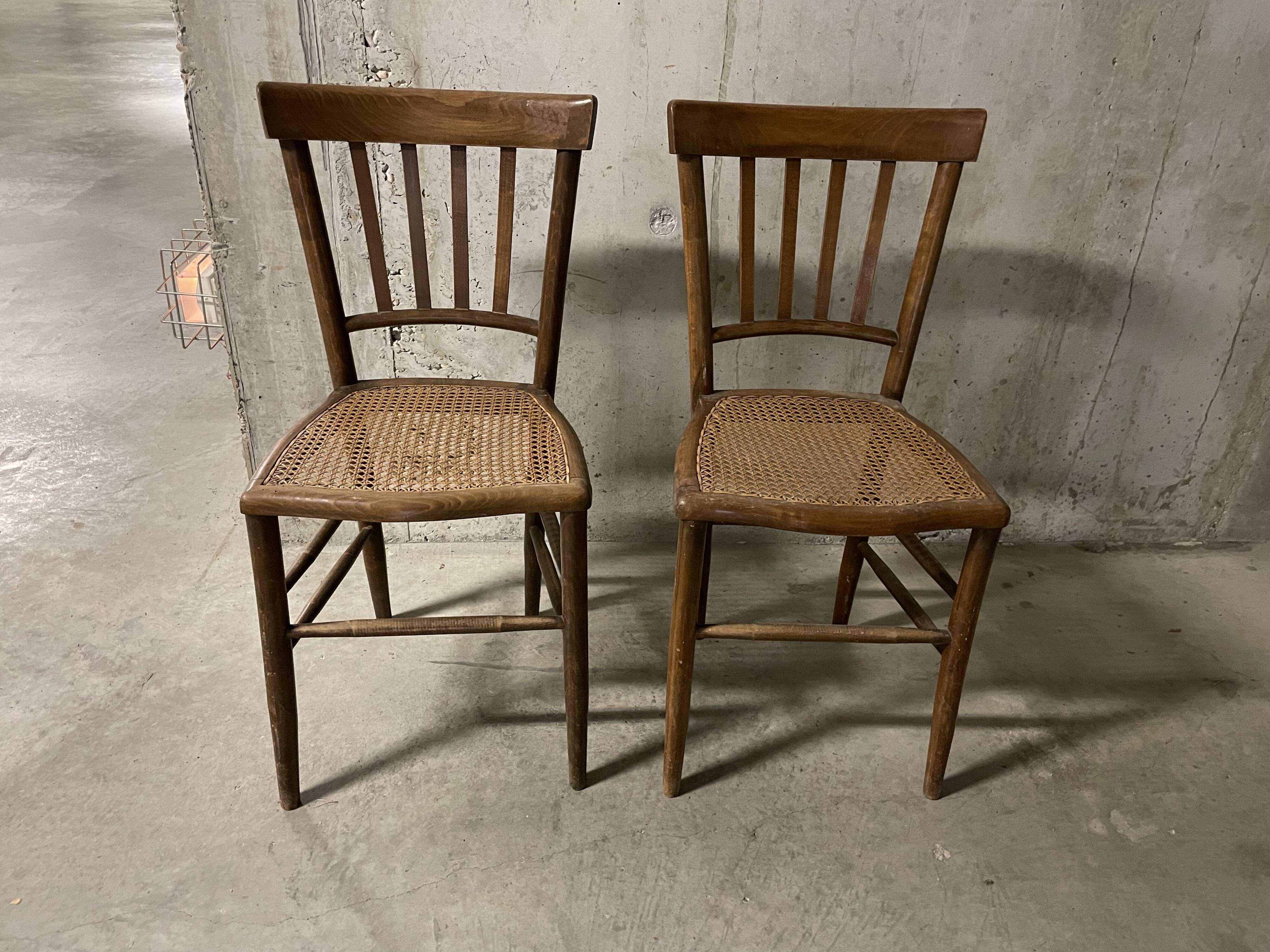 Bistro chairs 50s