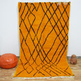 Handmade moroccan berber carpet 270 x 154 cm