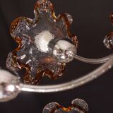Lustre Murano multicolore Spoutnik Flowers par Mazzega, années 1970