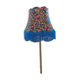 Retro lampshade with Liberty fabric and Charleston fringes.