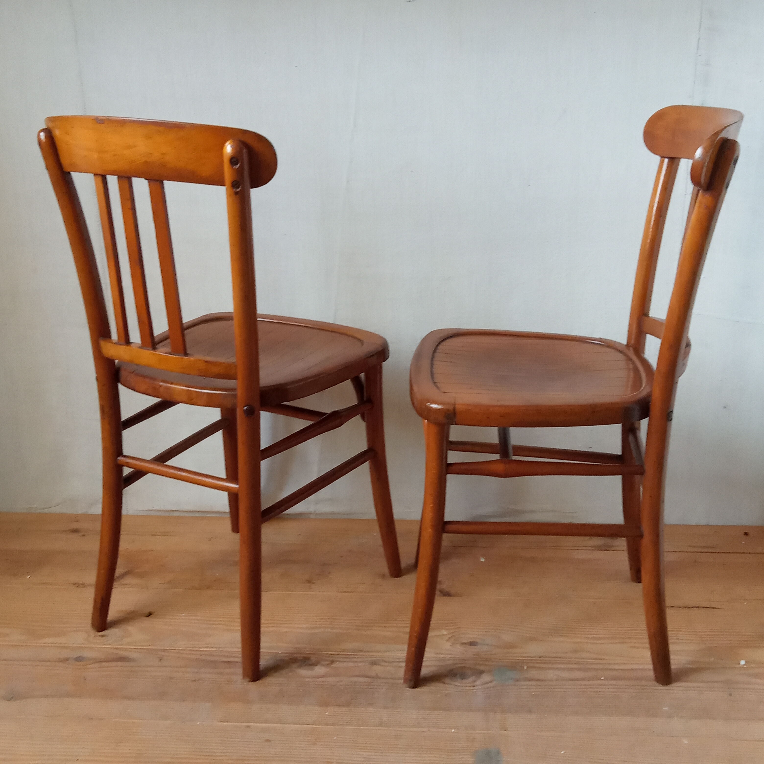 Pair of bistro chairs