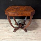 Art deco mahogany center table