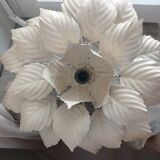 Vintage metal flower wall lamp