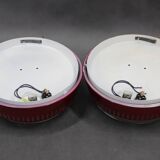 1970s Pair of Ceiling or Wall Light, Czechoslovakia